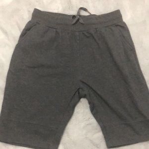 Gray mens shorts size large
